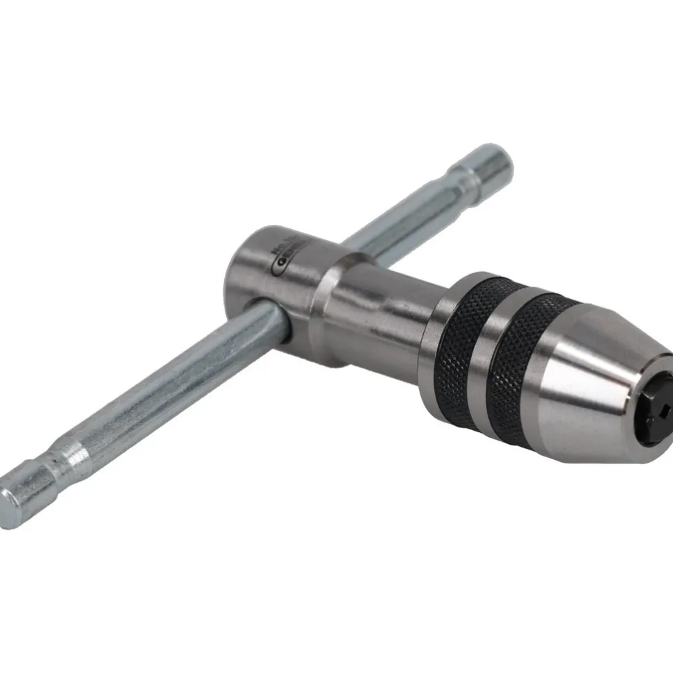 #0 to 1/4" Tap Capacity, T Handle Tap Wrench