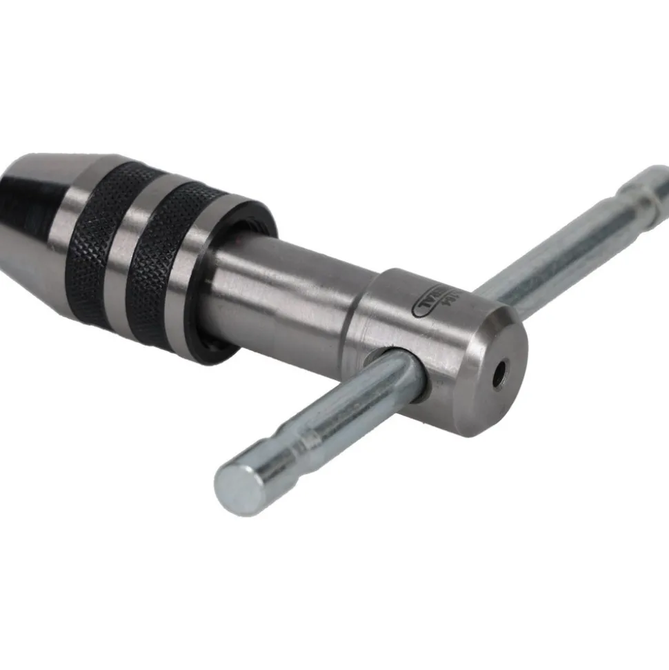 #0 to 1/4" Tap Capacity, T Handle Tap Wrench