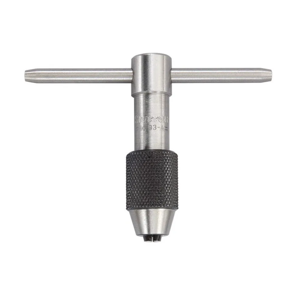1/16 to 3/16" Tap Capacity, T Handle Tap Wrench