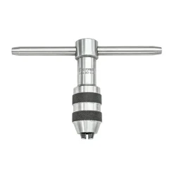 1/4 to 1/2" Tap Capacity, T Handle Tap Wrench