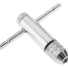 #0 to 1/4" Tap Capacity, T Handle Tap Wrench