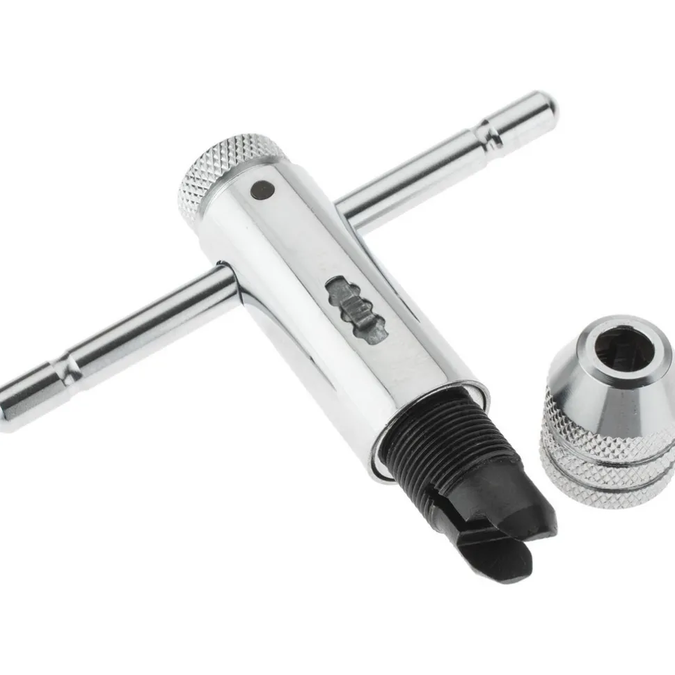 #0 to 1/4" Tap Capacity, T Handle Tap Wrench