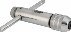 1/4 to 1/2" Tap Capacity, T Handle Tap Wrench