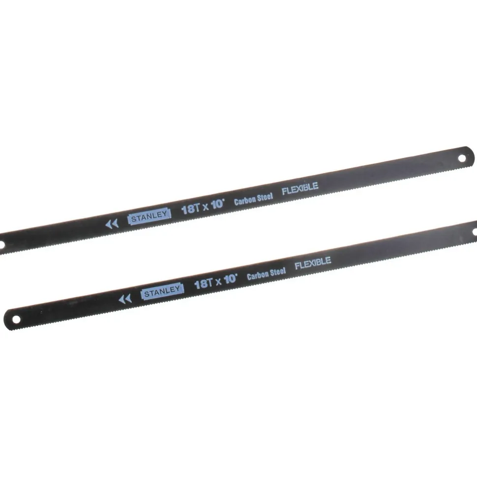 10" 18 TPI Carbon Steel Hand Hacksaw Blade