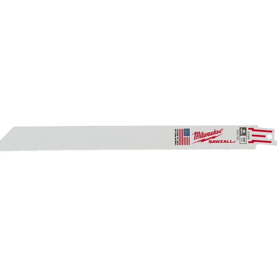 9" 18 TPI SAWZALL® Blade for Medium Metal, 5-Pack