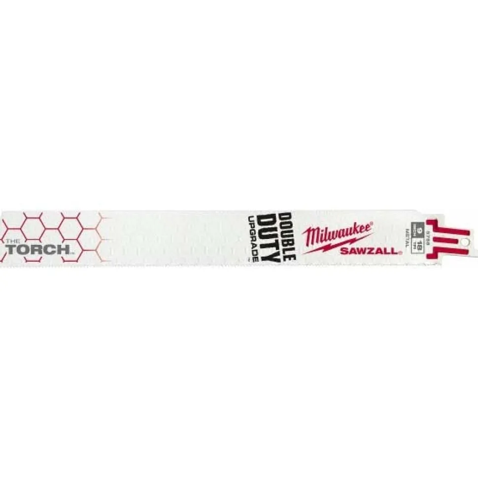 9" 18 TPI TORCH™ SAWZALL® Blade for Medium Metal, 5-Pack