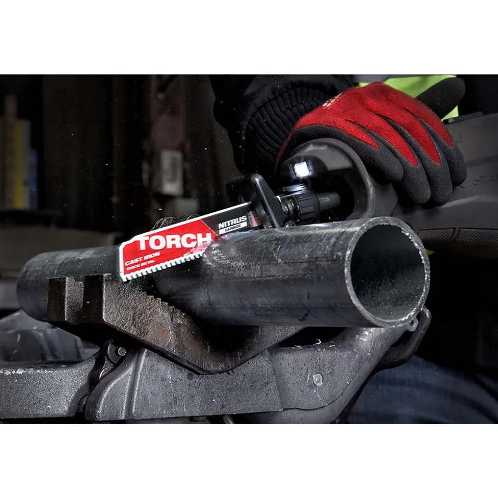 6" 8 TPI TORCH™ with NITRUS™ Carbide SAWZALL® Blade for Cast Iron, 1-Pack