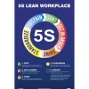 Training & Safety Awareness Posters: Subject: Teamwork; Training Program Title: 5S, General Training Series; Message: 5S Lean Workplace; Series: Not Applicable
