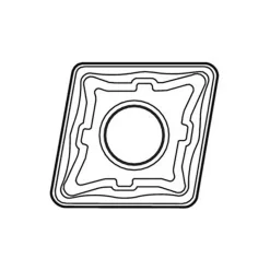 Turning Insert: CNMG432-M5 TP1501, Carbide