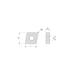 Turning Insert: CNMG 432 TM T9215, Carbide