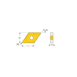 Turning Insert: DNMG432TF IC807, Carbide