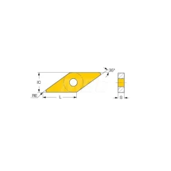 Turning Insert: VNMG331M3M IC806, Carbide