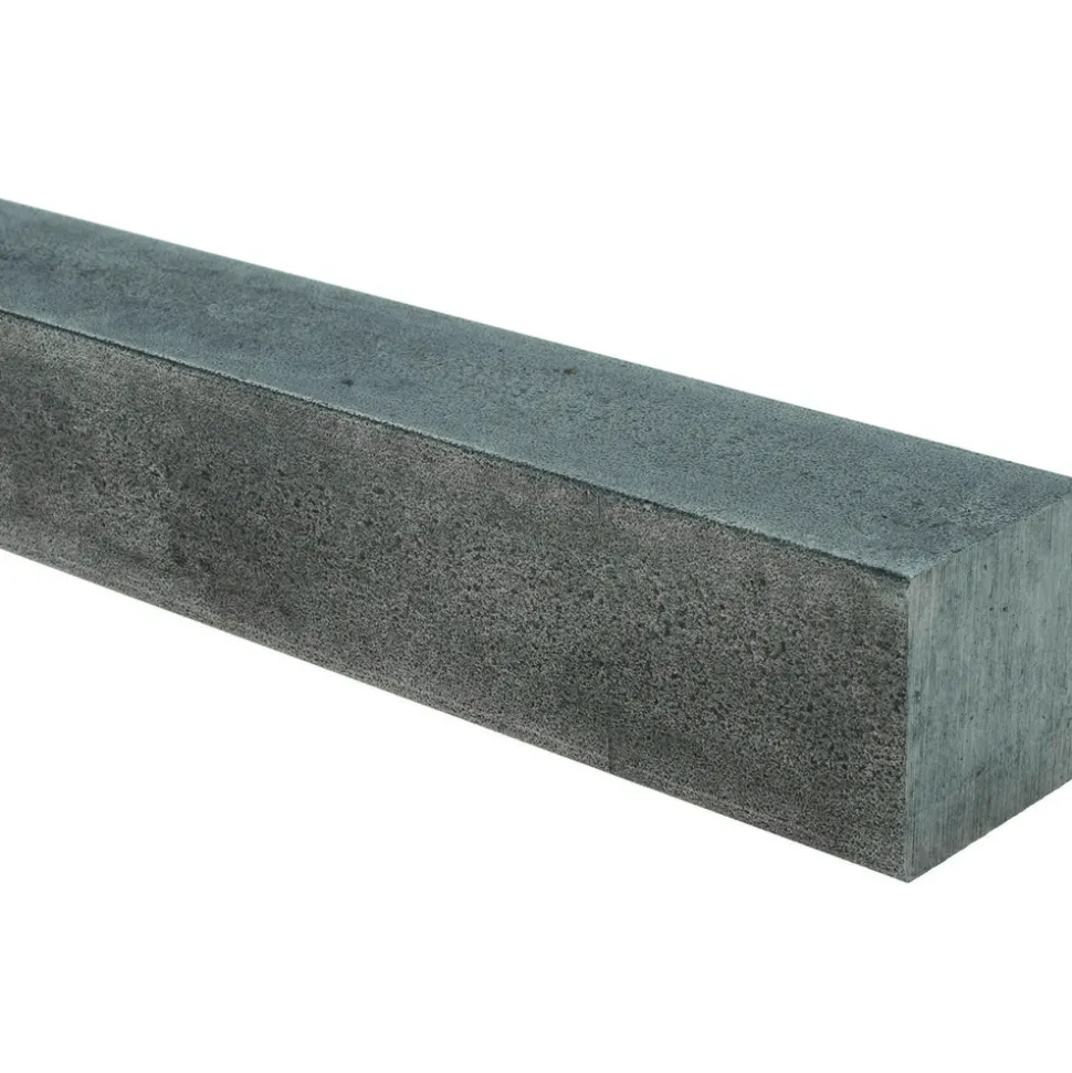 Undersized Key Stock: 7/8" High, 7/8" Wide, 12" Long, Cold Drawn Steel, Plain Finish