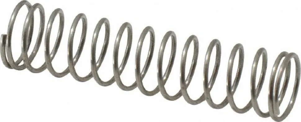 Utility Compression Spring: 0.4380" OD, 1-7/8" Free Length