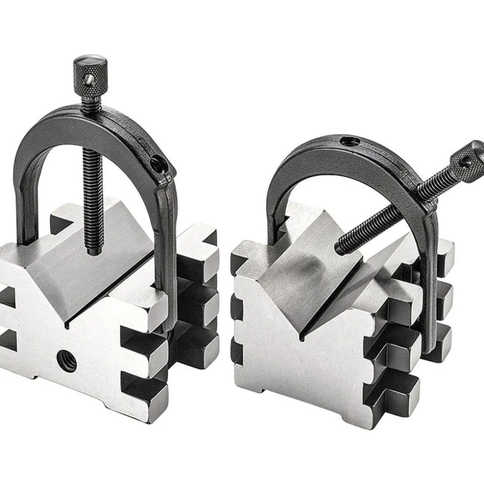 V-Block: 2" Max Capacity, 45 & 90° V Angle