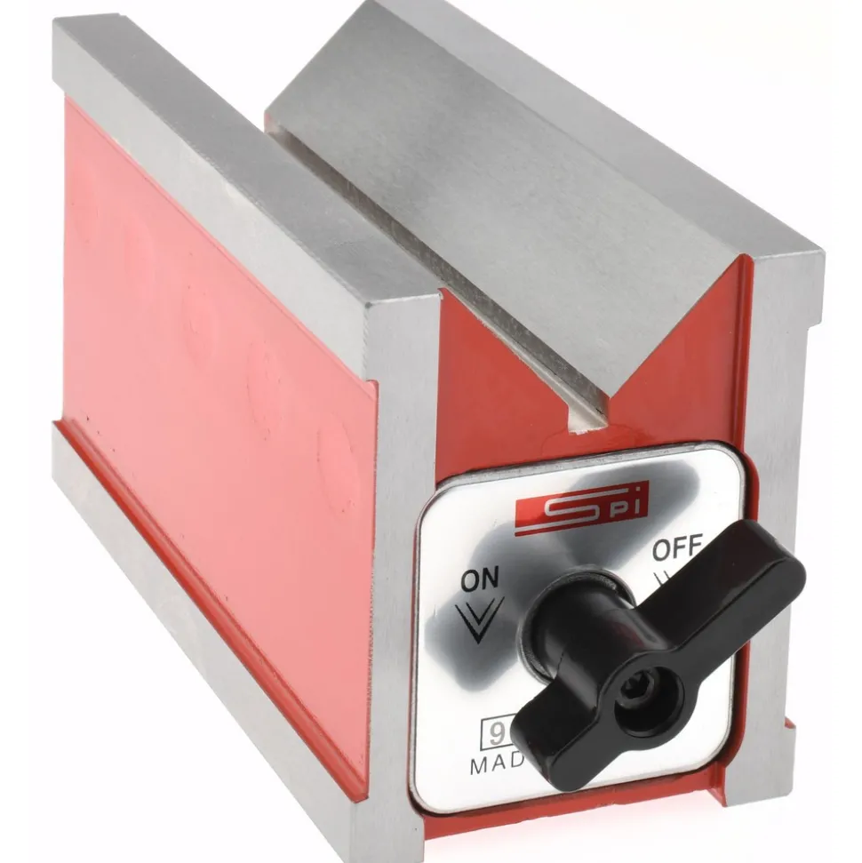 V-Block: 1.4961" Max Capacity, 90° V Angle