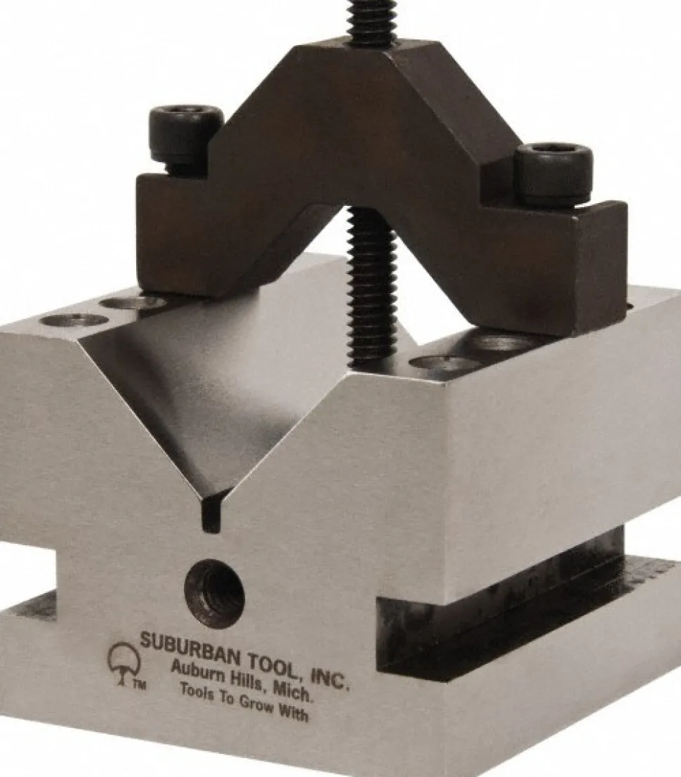 V-Block: 1-5/8" Max Capacity, 90° V Angle