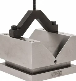 V-Block: 4-3/8" Max Capacity, 90° V Angle
