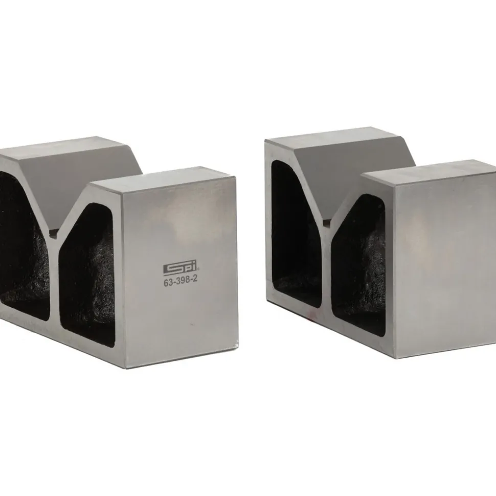 V-Block: 5" Max Capacity, 90° V Angle