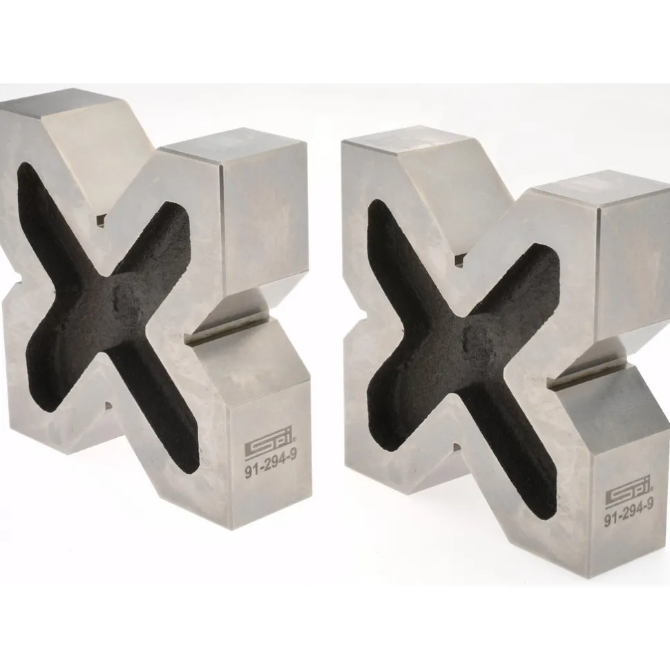 V-Block: 2" Max Capacity, 90° V Angle