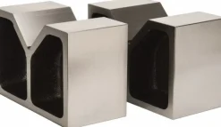 V-Block: 5-1/8" Max Capacity, 90° V Angle