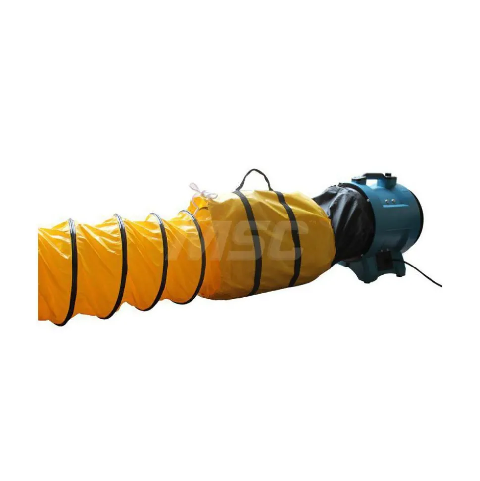 Ventilation Ducting, Vents & Fittings; Inside Dia (Inch): 12; Type: Hose; Product Type: Hose Duct; Hose; Elbow Type: Adjustable Elbow Assembly; Duct Type: Hose; Connector Type: Pull Strap; Length (Feet): 25; Material: PVC; For Use With: 12" Ventilator; Length (Feet): 25 ft