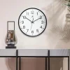 Wall Clocks: Clock Type: Dial; Display Type: Analog; Power Source: Battery; Clock Movement Control: Quartz