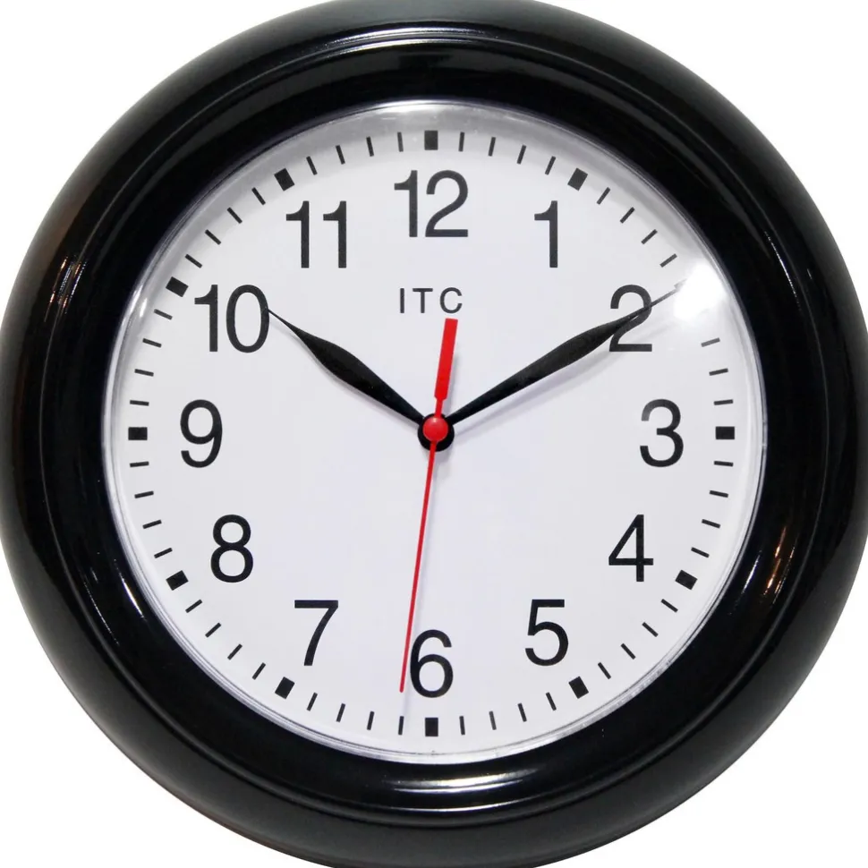 Wall Clocks: Clock Type: Dial; Display Type: Analog; Power Source: Battery; Clock Movement Control: Manual