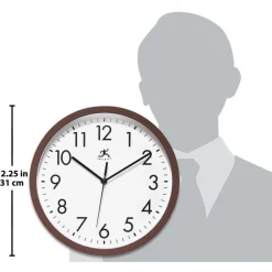 Wall Clocks: Clock Type: Dial; Display Type: Analog; Power Source: Battery; Clock Movement Control: Quartz