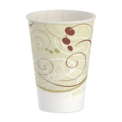 Waxed Paper Cold Cups, 7 oz, Symphony Design