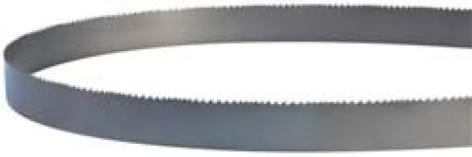 Welded Bandsaw Blade: 15' Long x 1-1/4" Wide x 3 to 4 TPI