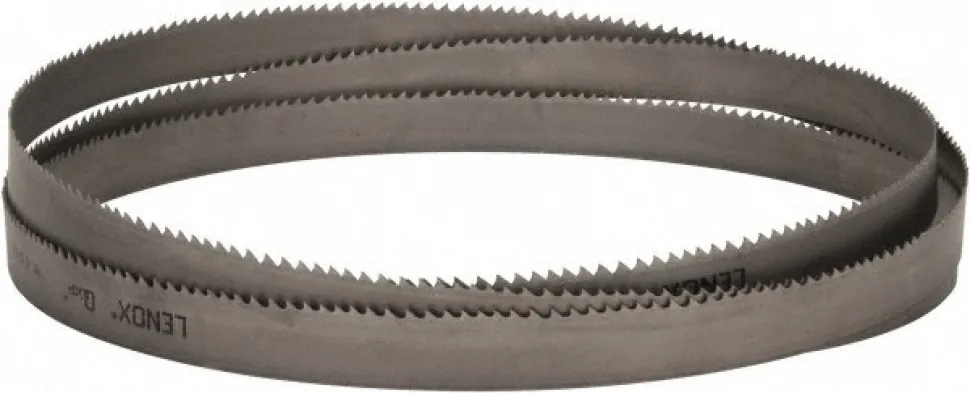 Welded Bandsaw Blade: 13' 6 Long x 1-1/4" Wide x 3 to 4 TPI