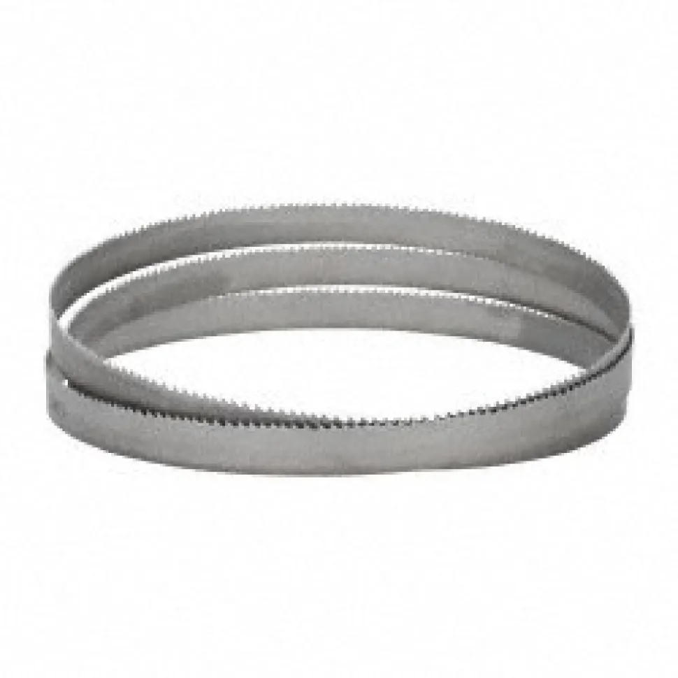 Welded Bandsaw Blade: 12' 6 Long x 1-1/4" Wide x 3 to 4 TPI