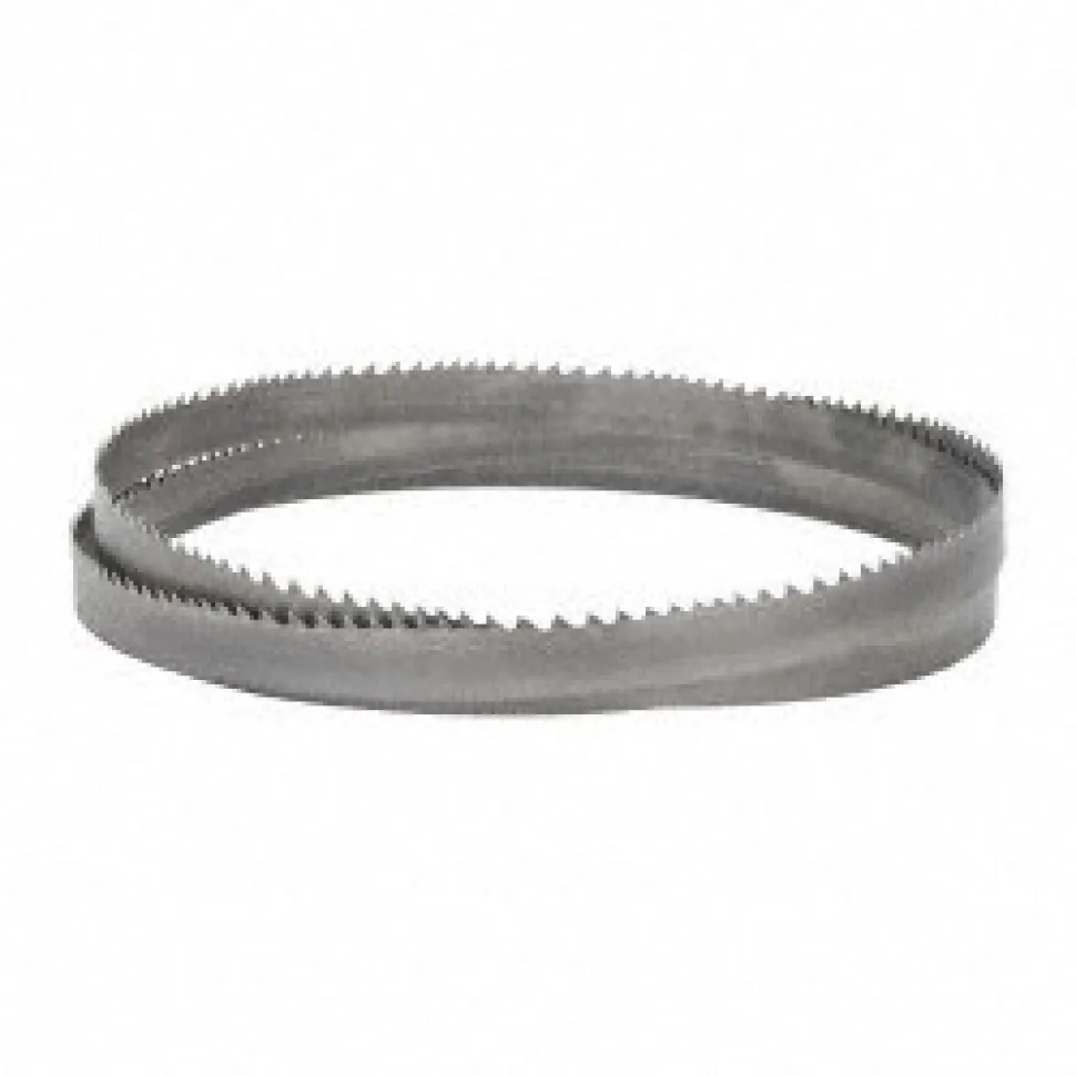 Welded Bandsaw Blade: 12' 6 Long x 1-1/4" Wide x 2 to 3 TPI