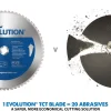 Wet & Dry-Cut Saw Blade: 14" Dia, 1" Arbor Hole, 66 Teeth