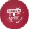 Wet & Dry Cut Saw Blade: 12" Dia, 1" Arbor Hole, 0.091" Kerf Width, 96 Teeth