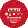 Wet & Dry Cut Saw Blade: 10" Dia, 5/8" Arbor Hole, 0.098" Kerf Width, 40 Teeth
