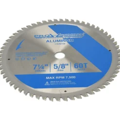 Wet & Dry Cut Saw Blade: 7-1/4" Dia, 5/8" Arbor Hole, 0.0787" Kerf Width, 60 Teeth