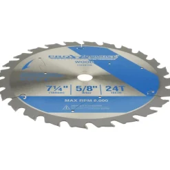 Wet & Dry Cut Saw Blade: 7-1/4