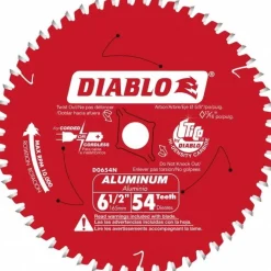 Wet & Dry Cut Saw Blade: 6-1/2" Dia, 5/8" Arbor Hole, 56 Teeth