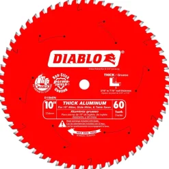 Wet & Dry Cut Saw Blade: 10" Dia, 5/8" Arbor Hole, 60 Teeth