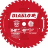 Wet & Dry Cut Saw Blade: 8-1/4" Dia, 5/8" Arbor Hole, 0.094" Kerf Width, 40 Teeth