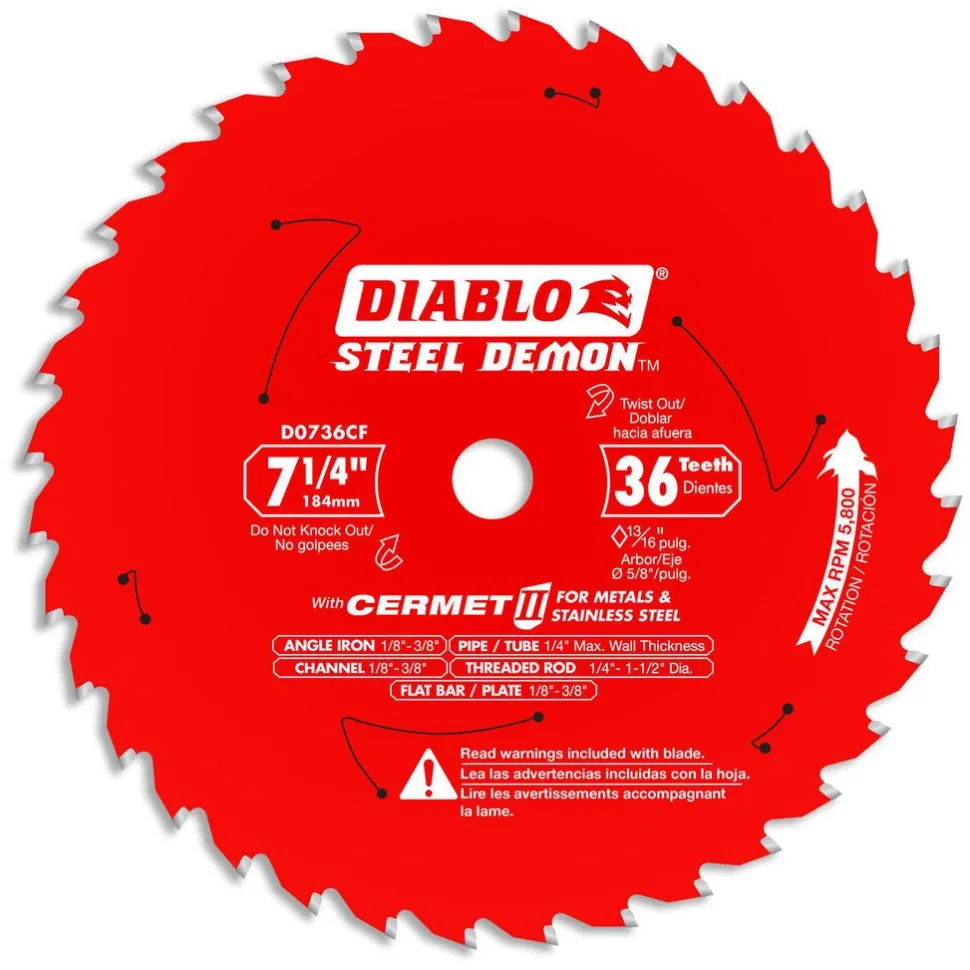 Wet & Dry-Cut Saw Blades: Blade Diameter (Inch): 7-1/4; Blade Material: Carbide-Tipped