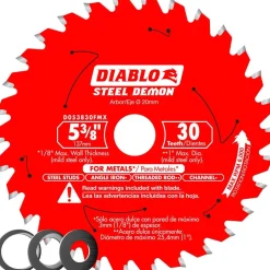Wet & Dry-Cut Saw Blades: Blade Diameter (Inch): 5-3/8; Blade Material: Carbide-Tipped