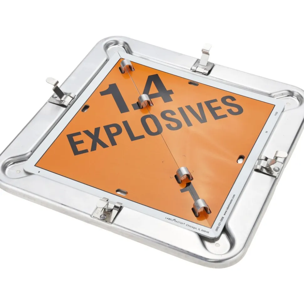 13-1/2" Wide x 13-1/2" High, Placard