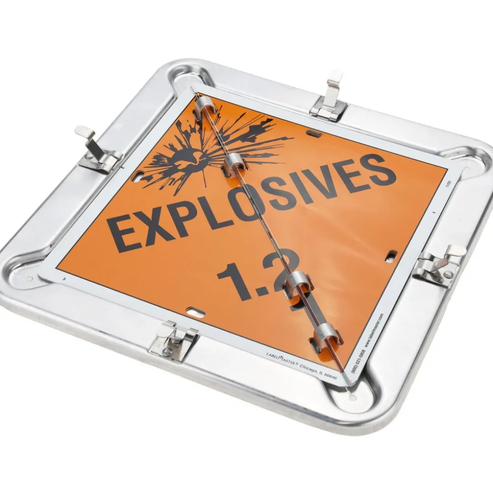 13-1/2" Wide x 13-1/2" High, Placard