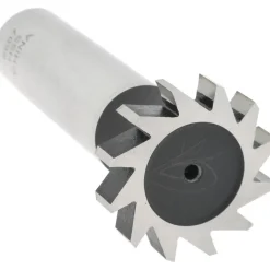 Woodruff Keyseat Cutter: 7/8" Cut Dia, 3/16" Cut Width, 1/2" Shank Dia, Straight Tooth