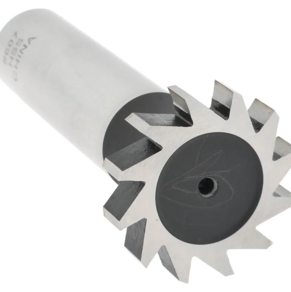 Woodruff Keyseat Cutter: 7/8" Cut Dia, 3/16" Cut Width, 1/2" Shank Dia, Straight Tooth