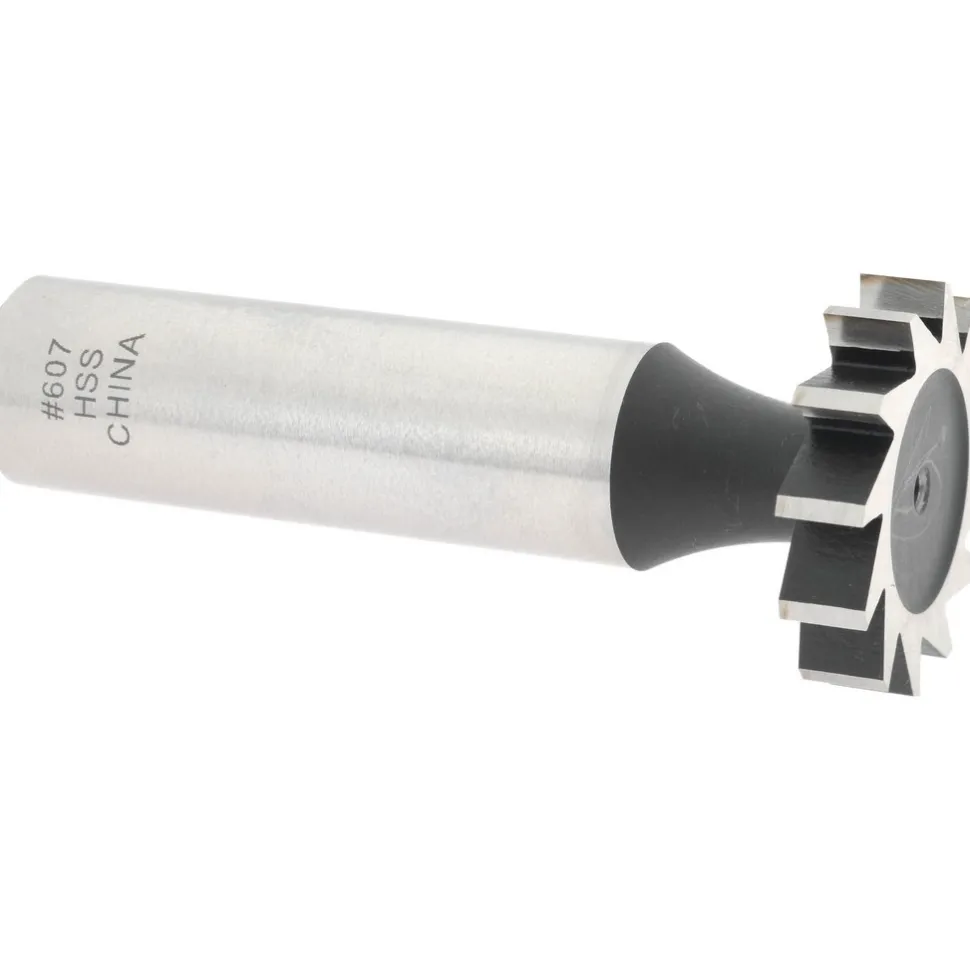 Woodruff Keyseat Cutter: 7/8" Cut Dia, 3/16" Cut Width, 1/2" Shank Dia, Straight Tooth