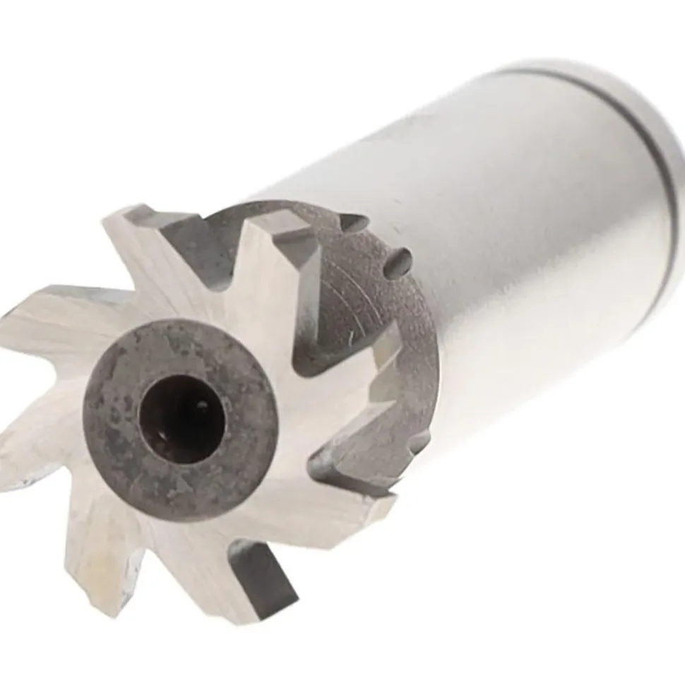Woodruff Keyseat Cutter: 5/8" Cut Dia, 5/32" Cut Width, 1/2" Shank Dia, Staggered Tooth